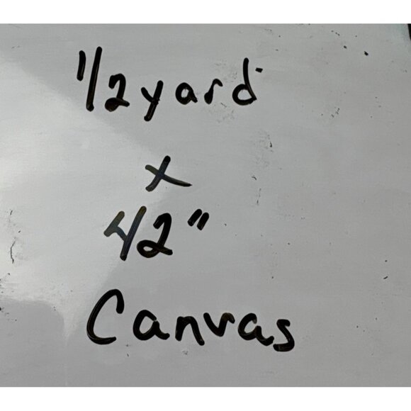 Yellow Striped Canvas Fabric 1/2 yard 42" DIY Projects - Picture 5 of 7